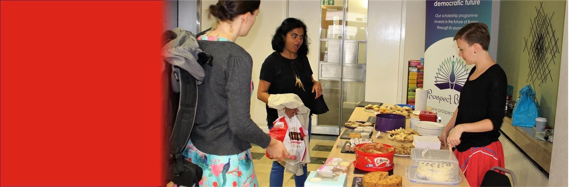 Community fundraising events supporting Myanmar education